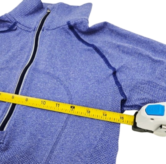 Lululemon Swiftly Tech 1/2 Zip Long Sleeve Top Heathered Purple Blue - Picture 8 of 11